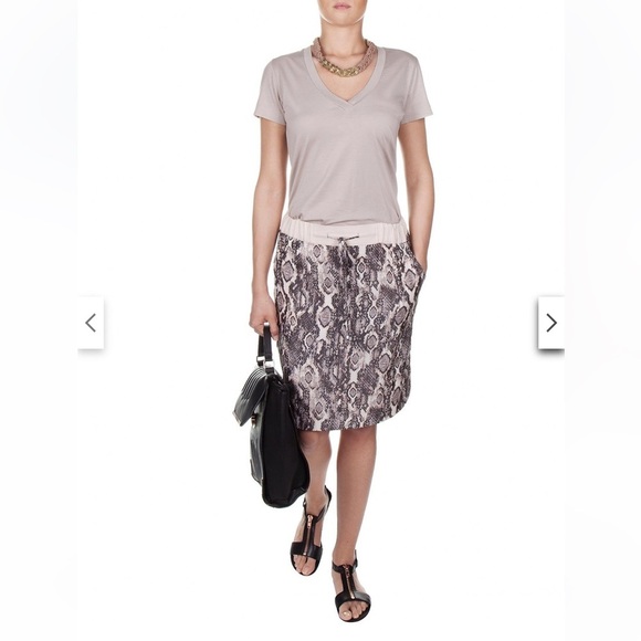 COMMA Snakeskin Print Skirt Size 36 US 6 - Picture 1 of 9